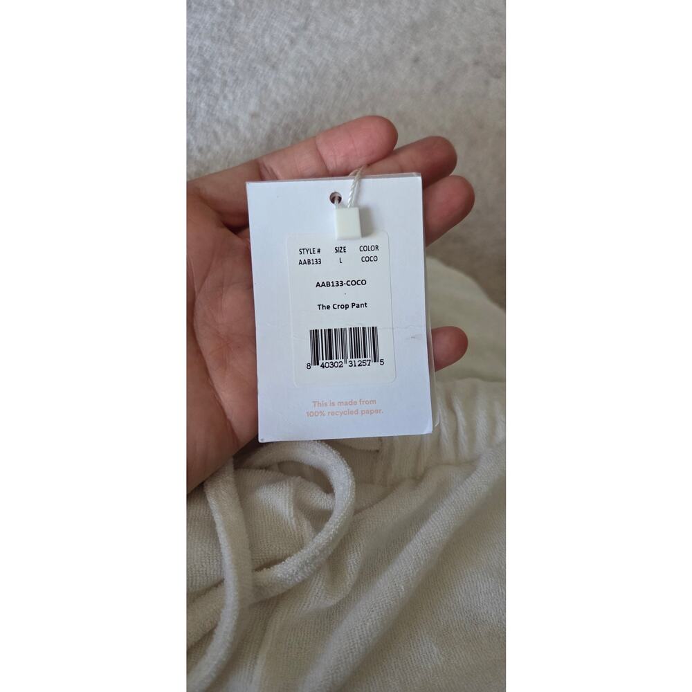 NWT Andie The Crop Pant Color COCO Size Large - Picture 4 of 10